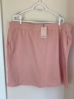 Franc pink sweat skirt - 3X